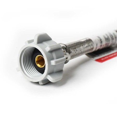 Thrifco Plumbing 3/8 Inch Comp x 3/8 Inch Comp x 20 Inch Stainless Steel Riser 4401478